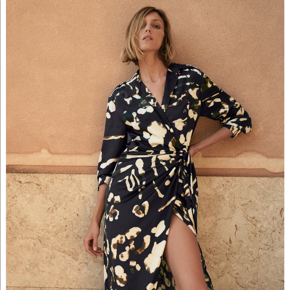 WRAP SHIRT DRESS